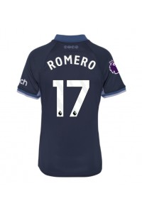 Fotbalové Dres Tottenham Hotspur Cristian Romero #17 Dámské Venkovní Oblečení 2023-24 Krátký Rukáv